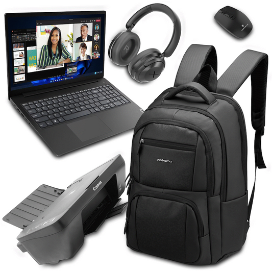 Lenovo Laptop 82YU015DSA - V15 AMD Ryzen 5 16/512 Printer+Bag+Mouse+Headphone
