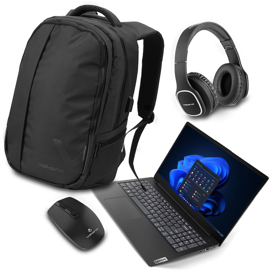 Lenovo Laptop 82YU010NSA - V15 AMD Ryzen 3 8/256 Bag+Mouse+Headphone