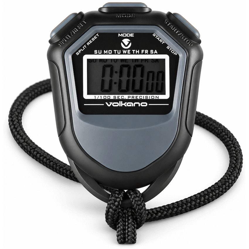 Volkano Track Series Stopwatch - Black