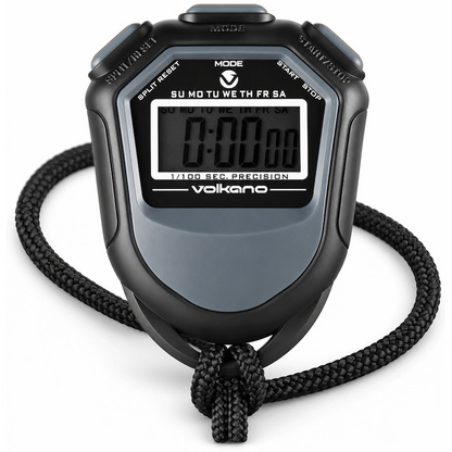 Volkano Track Series Stopwatch - Black