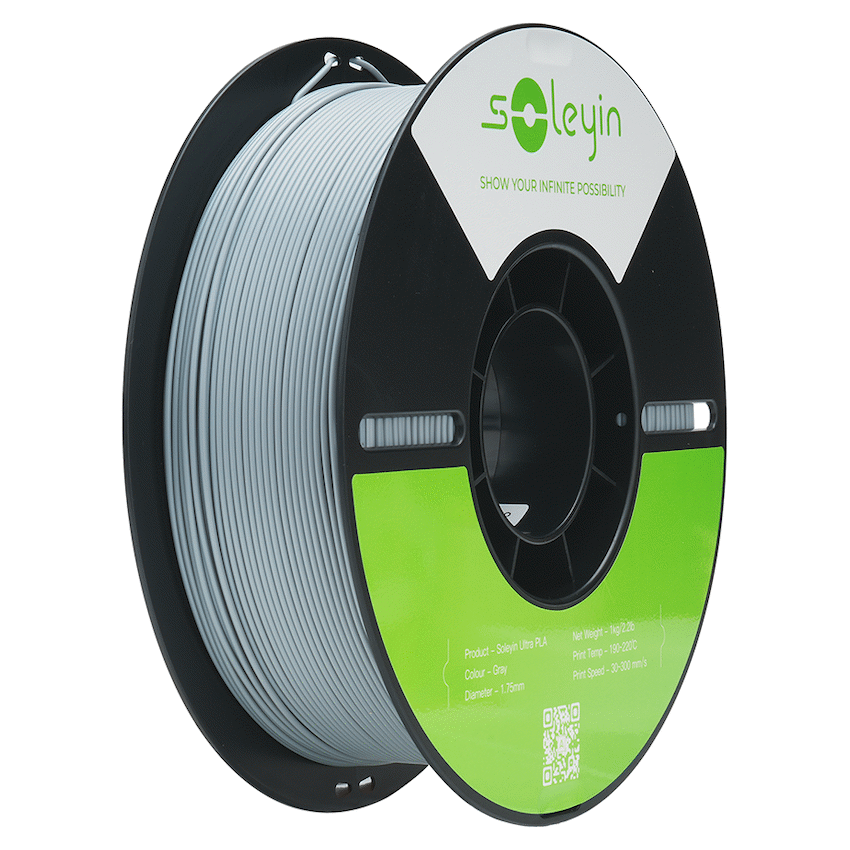 Creality Soleyin Ultra PLA Gray 1kg - Updated