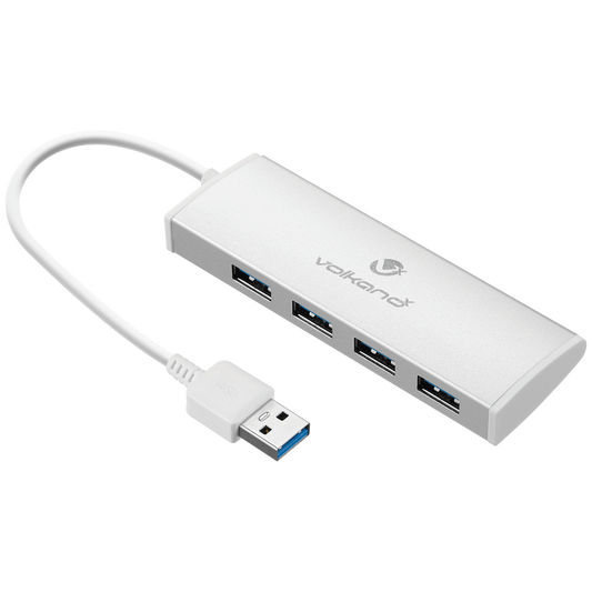 VolkanoX Media Series 4-Port USB Hub with Power Cable