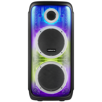 Volkano Cyber Series Dual 8" Party Speaker
