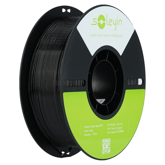 Soleyin Basic PETG Black_1.75_1KG_Black Neutral Tray