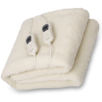 Elektra Comfort Electric Blanket - Queen - Fur