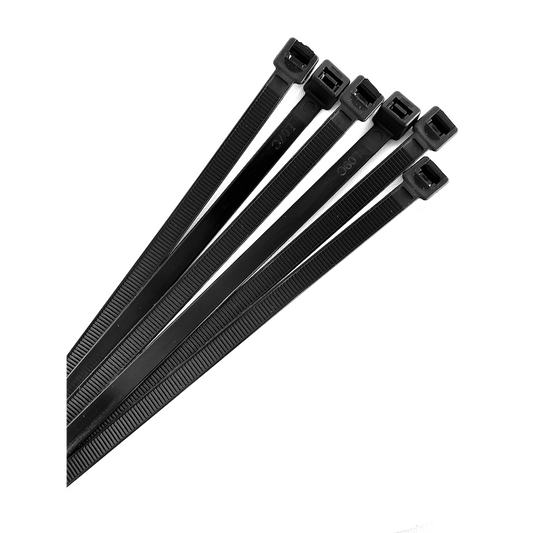 Ellies Cable Tie 7.9mm X 400mm - 20 PACK SIZE - BK