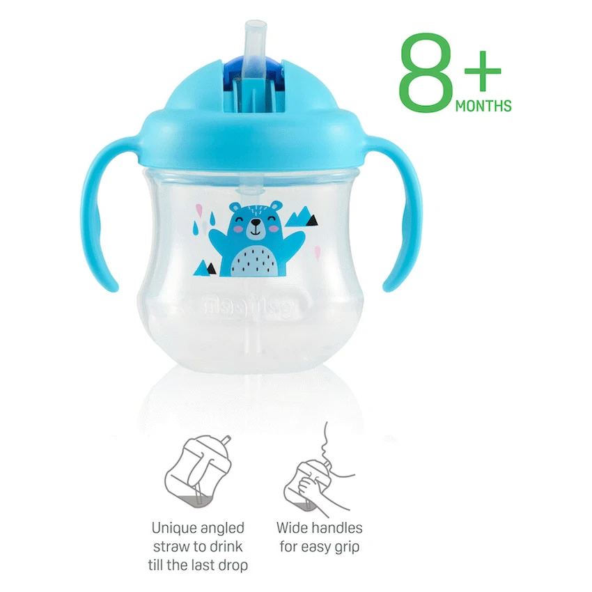 Pigeon Mag Mag Straw Cup - Matte Blue