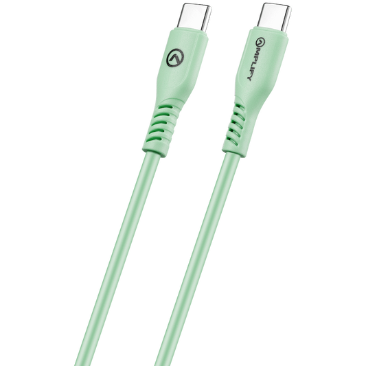 Amplify CoreCharge 1.2m USB-C to USB-C Cable - Teal