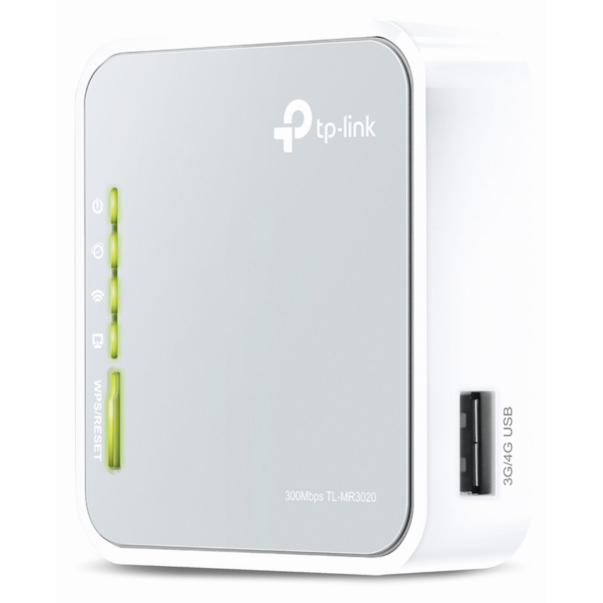 TP-Link TL-MR3020 N300 Wireless Dual-Band 4G LTE Router