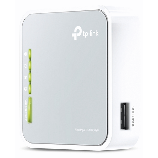 TP-Link TL-MR3020 N300 Wireless Dual-Band 4G LTE Router