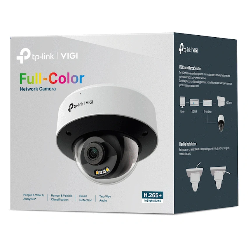 InSight S245 (4mm) VIGI 4MP Full-Color Dome Network Camera