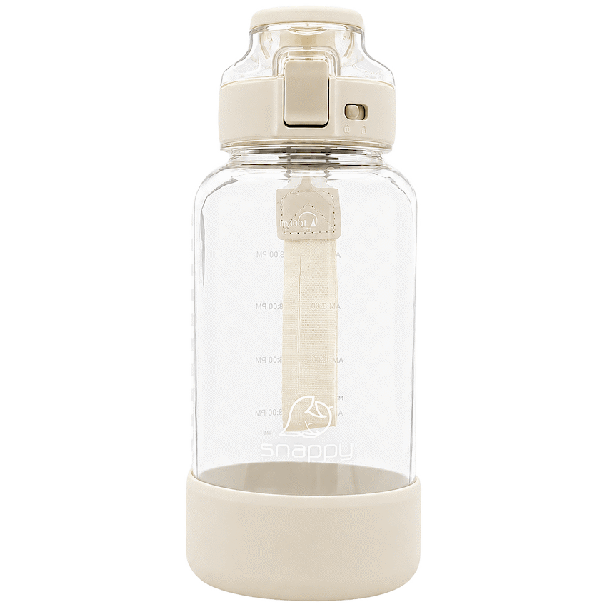 Snappy Tritan Bottle with straw 1lt Vanilla ( Order in Qty of 6)