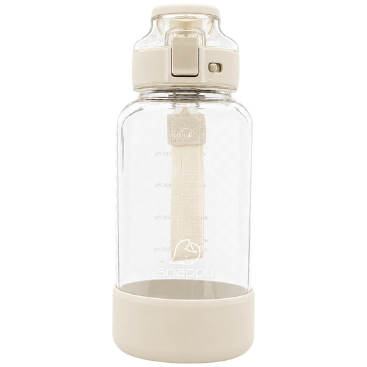 Snappy Tritan Bottle with straw 1lt Vanilla ( Order in Qty of 6)
