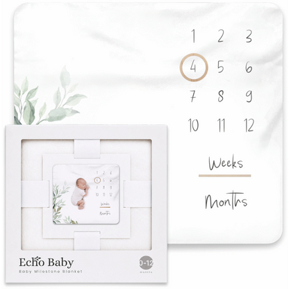 Echo Baby Milestone Blanket - Forest