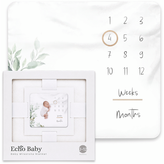 Echo Baby Milestone Blanket - Forest