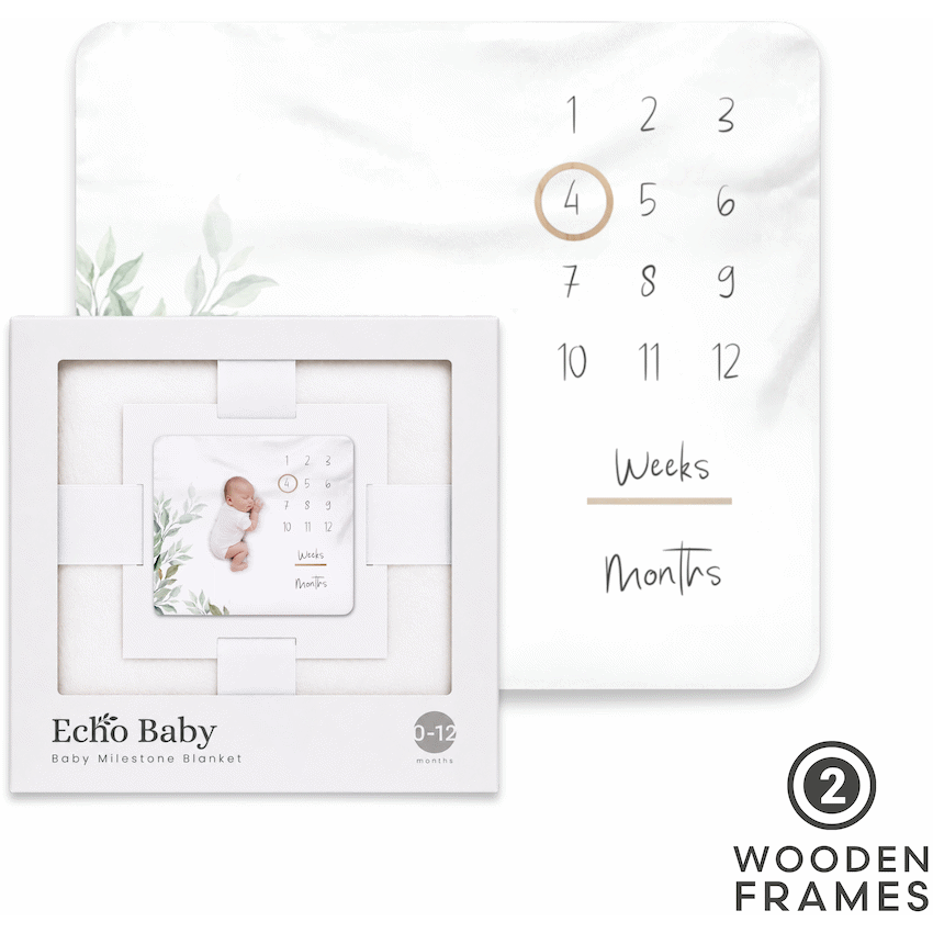 Echo Baby Milestone Blanket - Forest