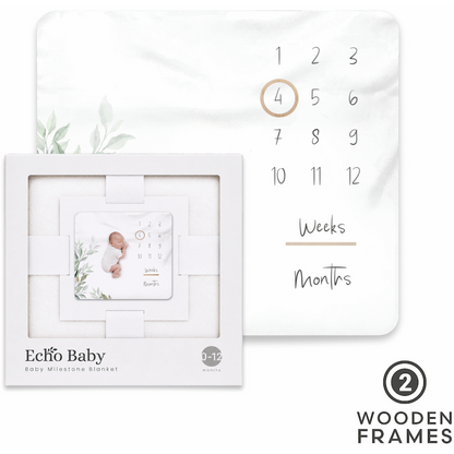 Echo Baby Milestone Blanket - Forest