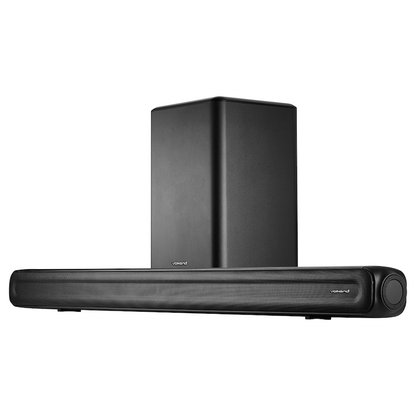 VolkanoX Supersonic Series 2.1 200w Soundbar System with Wireless Subwoofer - Black
