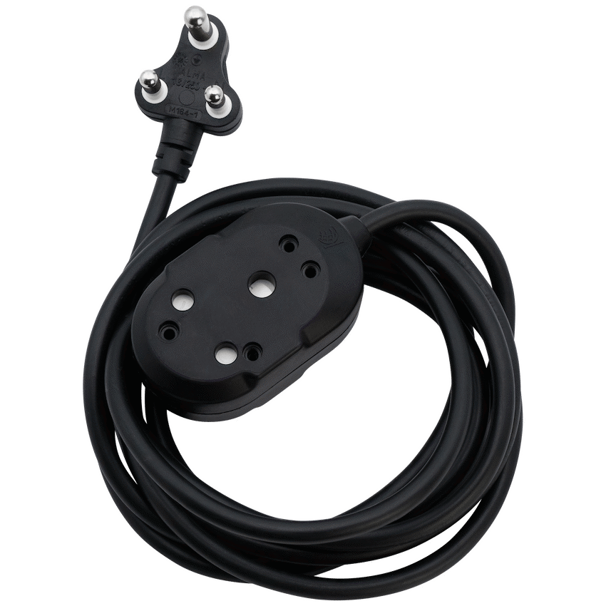 SWITCHED LIGHT DUTY Back To Back(BTB) EXTENSION LEADS 3M - BK