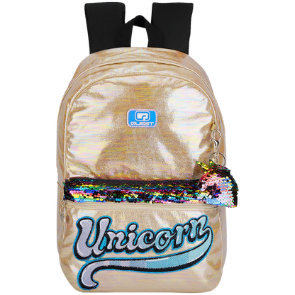Quest Unicorn Glamour Backpack Gold