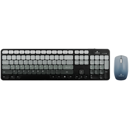Volkano Prism Series Bluetooth Wireless Keyboard and Mouse - Grey
