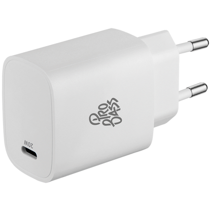 Pro Bass RapidCharge Series 20w Single Type-C Wall Charger - White