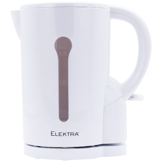 Elektra 1.7l Plastic Kettle - White - Cordless