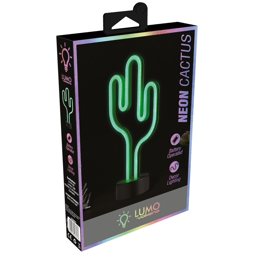Volkano Lumo Neon Series LED Neon Light - Cactus