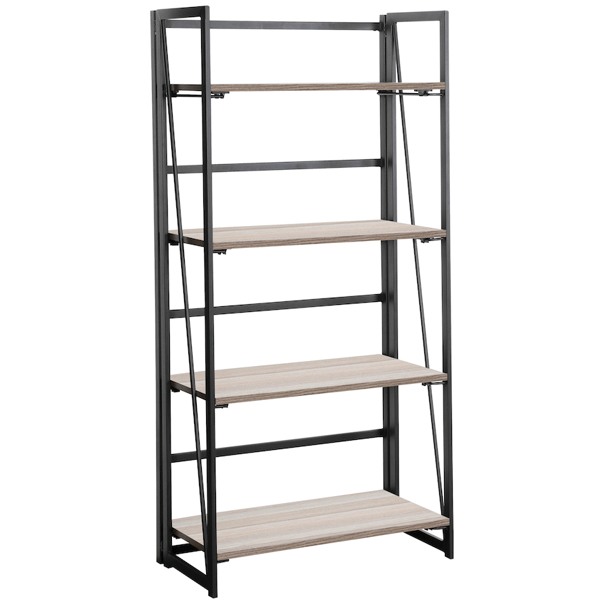 Everfurn Caprese Folding Bookshelf