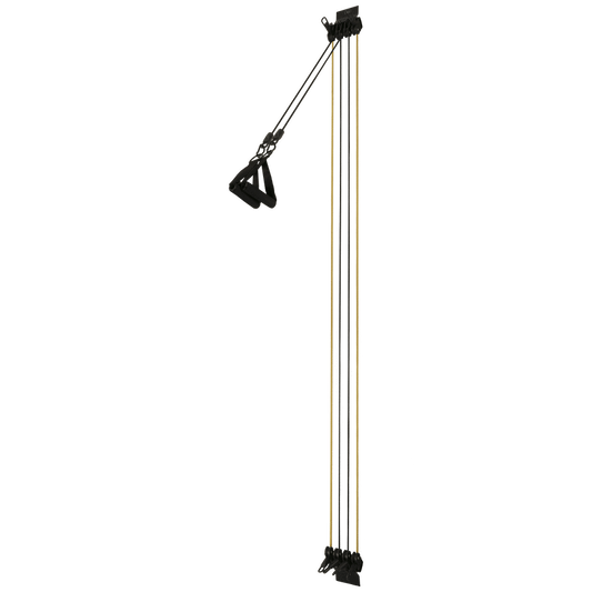 Volkano Active Doorway Gym - Black/Yellow