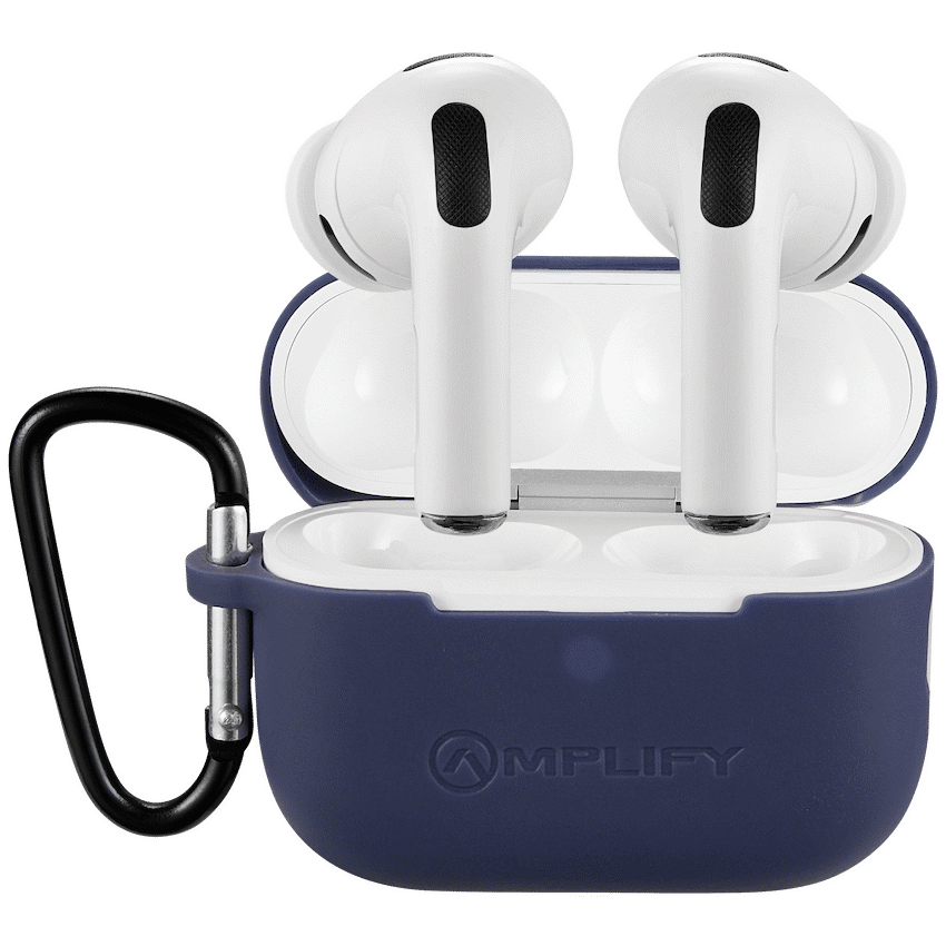 Amplify Note X 3 Series TWS Earphones - White Case + Blue Cover