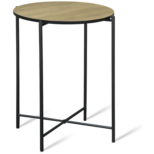 Everfurn Seattle Side Table - Reversible Table Top