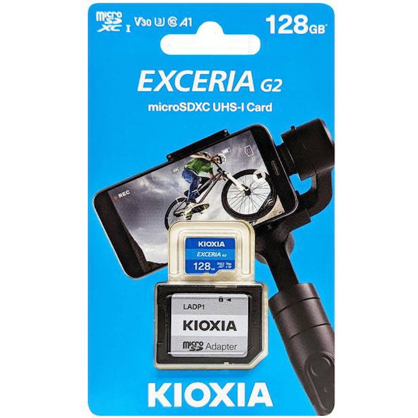 Kioxia 128gb Micro SDXC - UHS-I Card - 100MB/s
