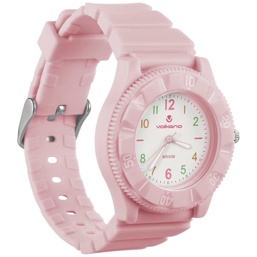 Volkano Mallow Series Kids Analogue Watch - Pink