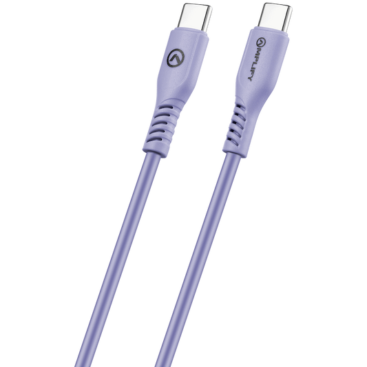 Amplify CoreCharge 1.2m USB-C to USB-C Cable - Lavender