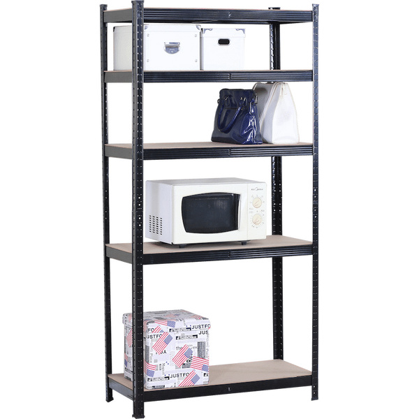 Everfurn Orion Heavy Duty Shelf -Black