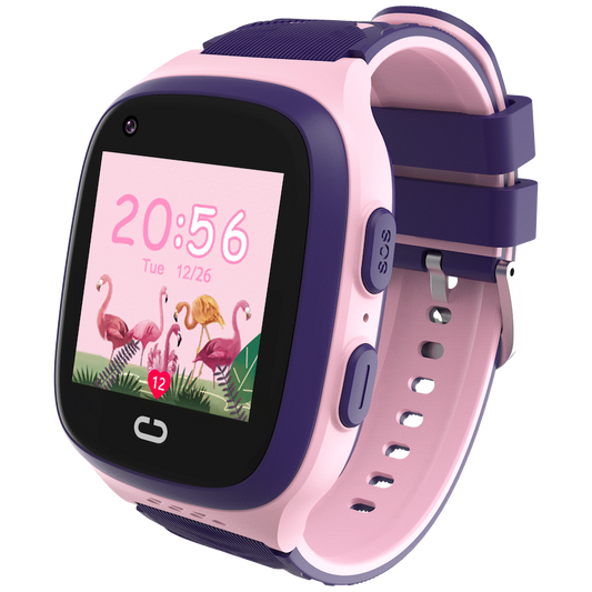 Volkano Find Me 4G Series GPS Tracking Watch with Camera - Pink
