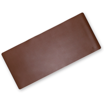 Everfurn Prime Faux Leather Desk Mat - Brown