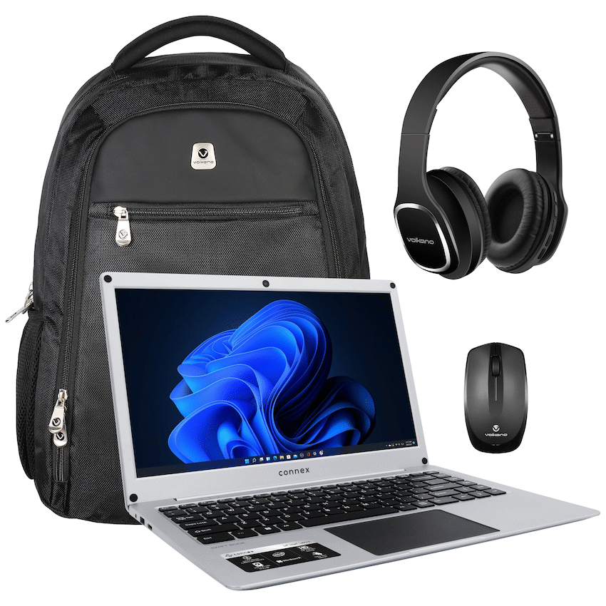 Connex SL256 Laptop - 14" Celeron N4020 8GB/256SSD W11HOME BAG-MOUSE-HEADPHONE-BMH