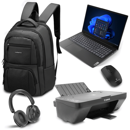 Lenovo Laptop 82YU010NSA - V15 AMD Ryzen 3 8/256 Printer+Bag+Mouse+Headphone