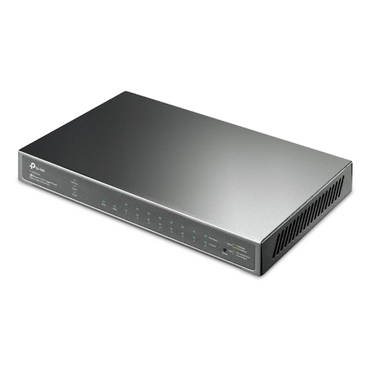 TP-Link SG2210P JetStream 10-Port Gigabit Smart Switch with 8-Port PoE+