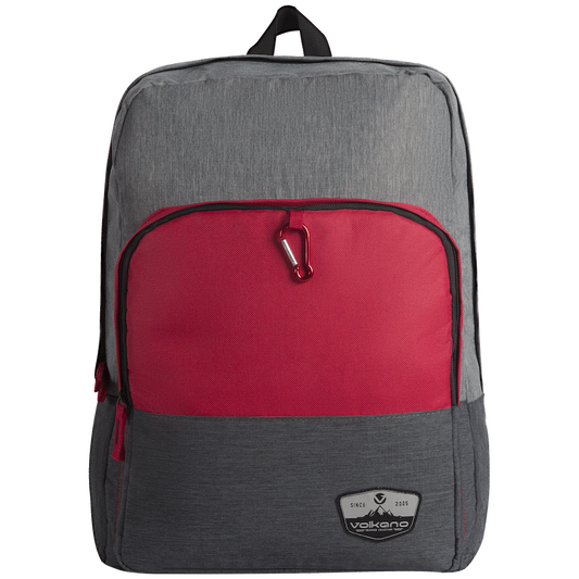 Volkano Ripper 15.6" Laptop Backpack - Grey/Red