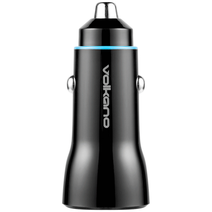 Volkano Cruise Series Car Charger with P.D. and USB Q.C.