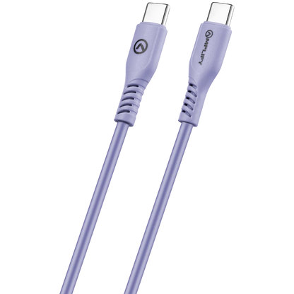 Amplify CoreCharge 1.2m USB-C to USB-C Cable - Lavender