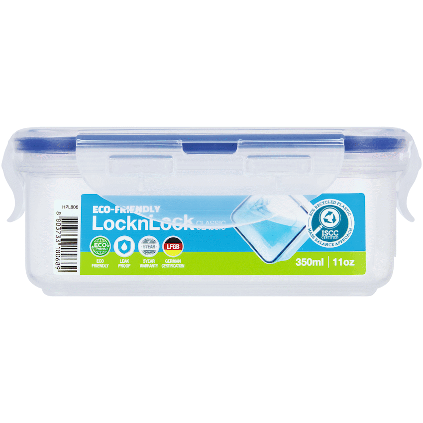 LocknLock rect container 350ml ( Order in Qty of 6)
