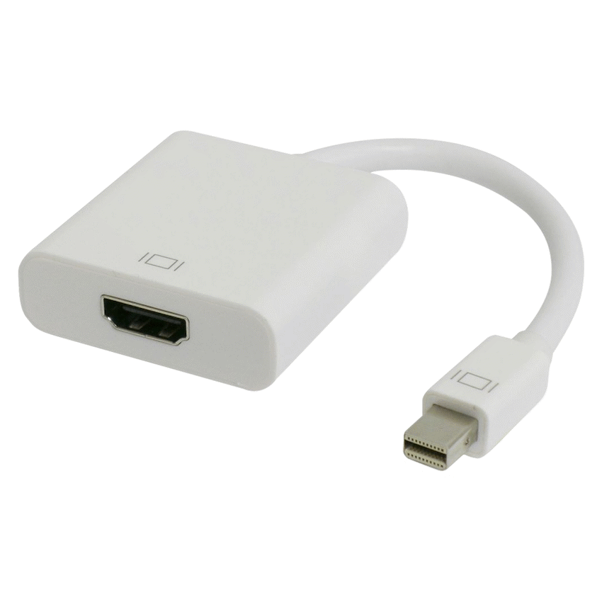Volkano MiniPort Series Mini DisplayPort to 4K HDMI Converter 10cm - White