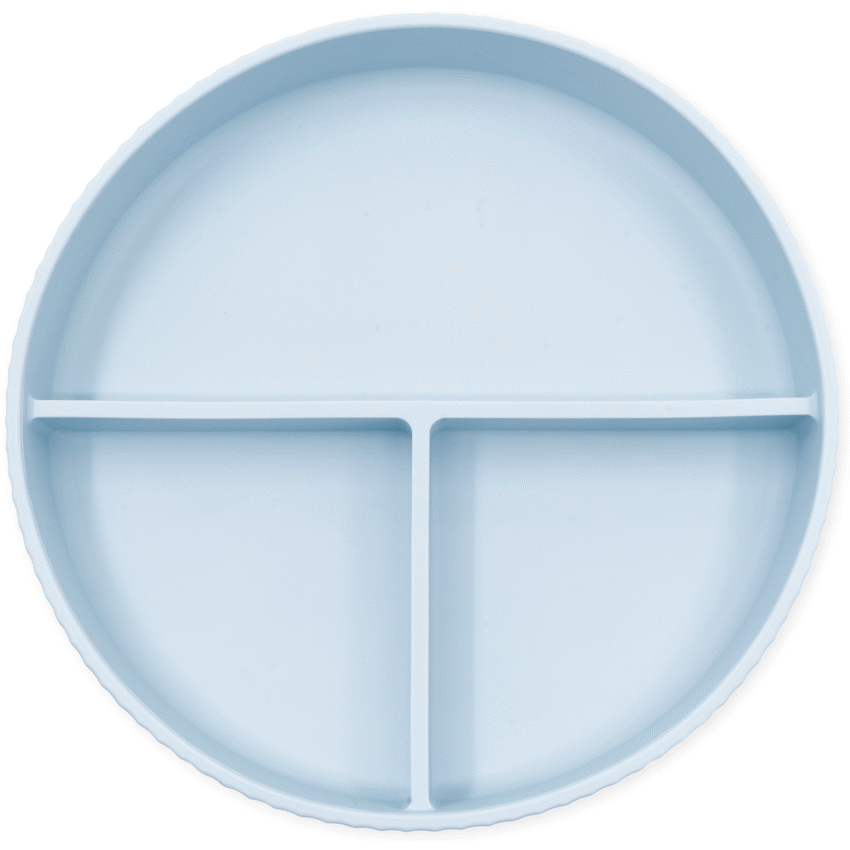 Echo Baby Silicone Suction Plate - Powder Blue