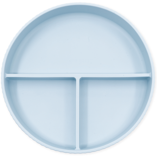 Echo Baby Silicone Suction Plate - Powder Blue