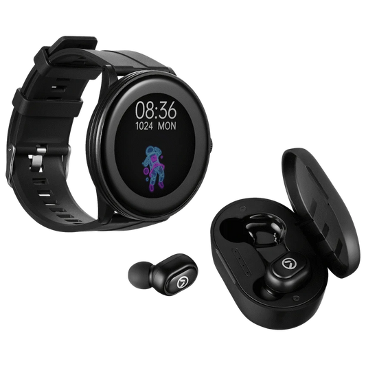 Amplify TechSync Duo Series Smart Watch and TWS Earphones Bundle