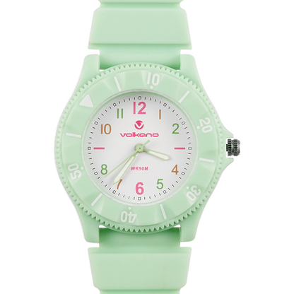 Volkano Mallow Series Kids Analogue Watch - Green